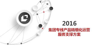 通信集团公司2016年专线产品精细化运营服务支撑方案